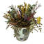 Ensemble de 7 pots de plantes en bambou à arrosage automatique 7 po, 2 pots, coco et petit ensemble d'outils