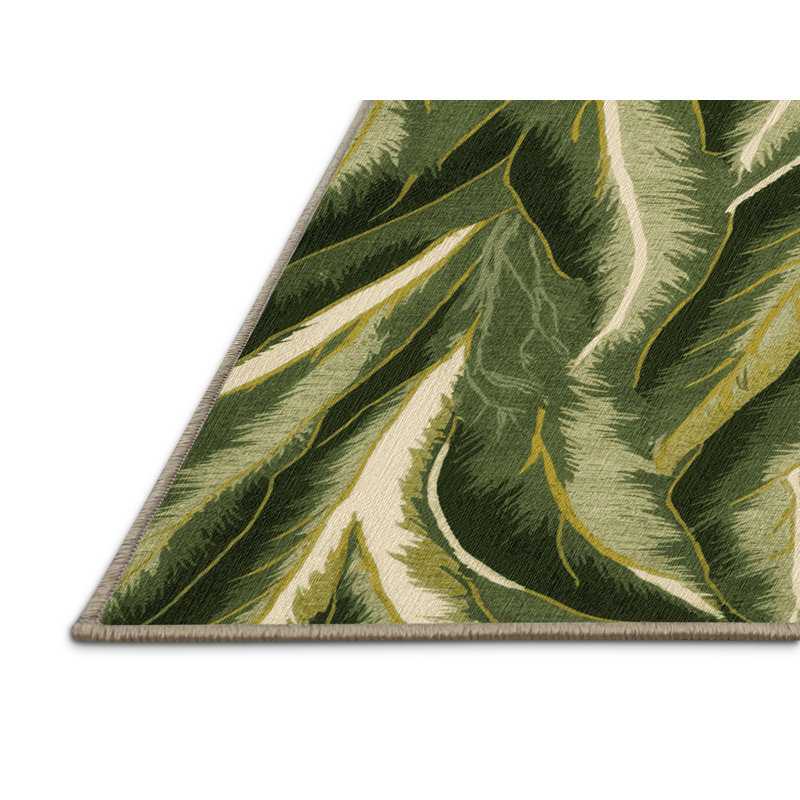 Tapis lavable Endive Cichorium endivia, Rectangle 6 pi x 9 pi
