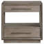Prescott Taupe Oak 2-Drawers Nightstand
