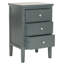 Table de bout en bois massif à 3 tiroirs Applonia-18741625