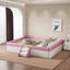 Lit pour enfant rembourré avec escalier-106588487-106588485