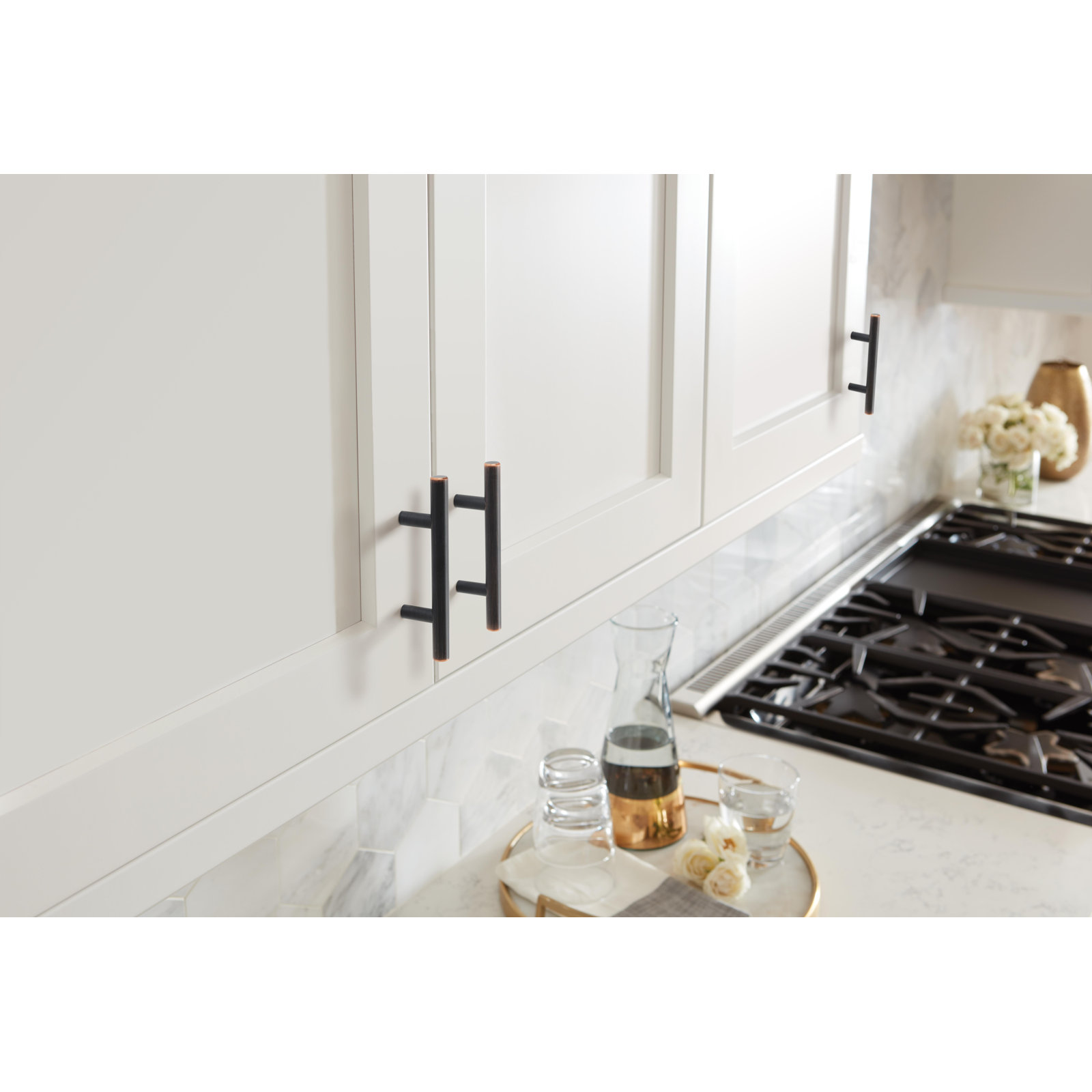 Bar Pulls Cabinet Pull, 3", Oil Rubbed Bronze, 1