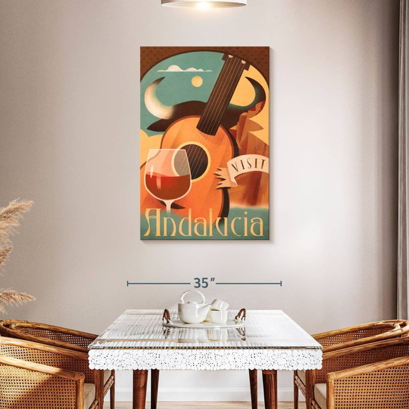 Aime Andalucia Spain, 45" H x 30" W
