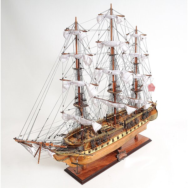 Old Modern Handicrafts Constitution Copper Bottom E.E Model Ship ...