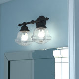 Luminaire de salle de bain à deux lumières à intensité variable Margaree