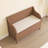 Solid Wood Storage Bench With Safety Hinge-1738131928