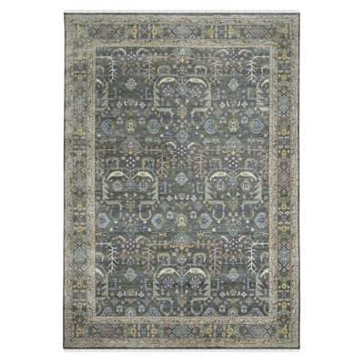 Bristol Hand Knotted Wool Geometric Area Rug