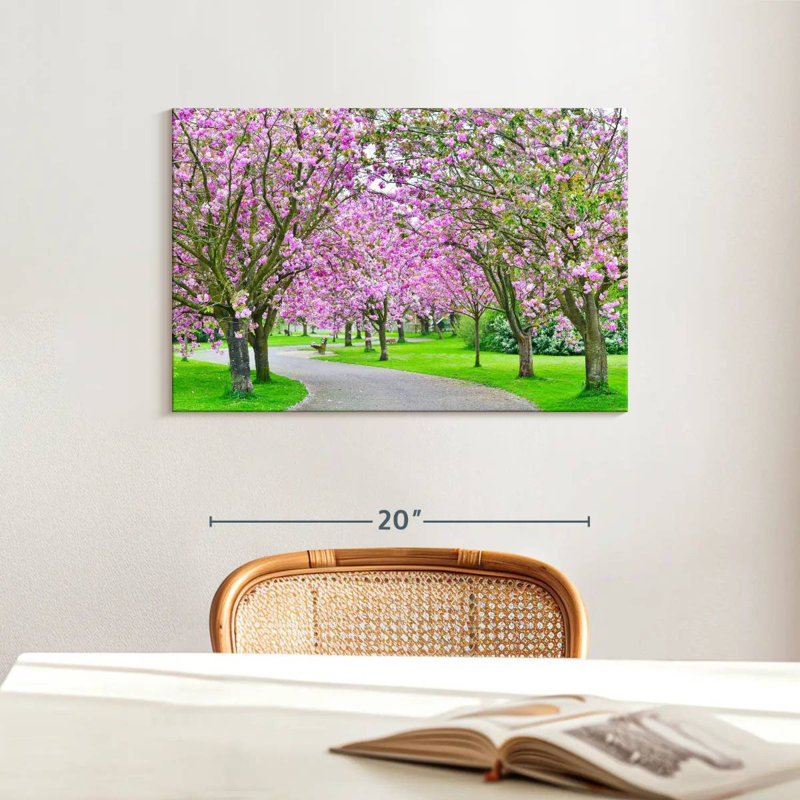 Harnek Sakura Path, 16" H x 24" W
