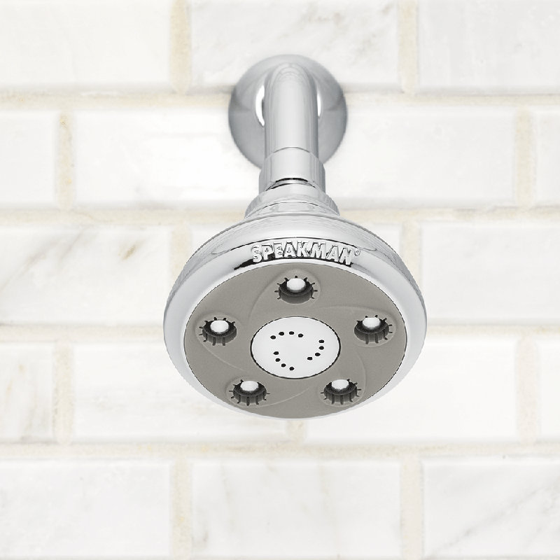 Napa Spray Pattern Adjustable Shower Head, Polished Chrome