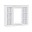 Meuble-lavabo à simple cuve, organisateur de porte d'armoire, charnières à fermeture en douceur et tablette réglable pour une solution de rangement-1600563557