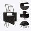 Jacara metal bedside table-1042422834