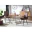 Aldona Sheesham and Rosewood Rectangular Wood Top Dining Table with Iron Base-37776952