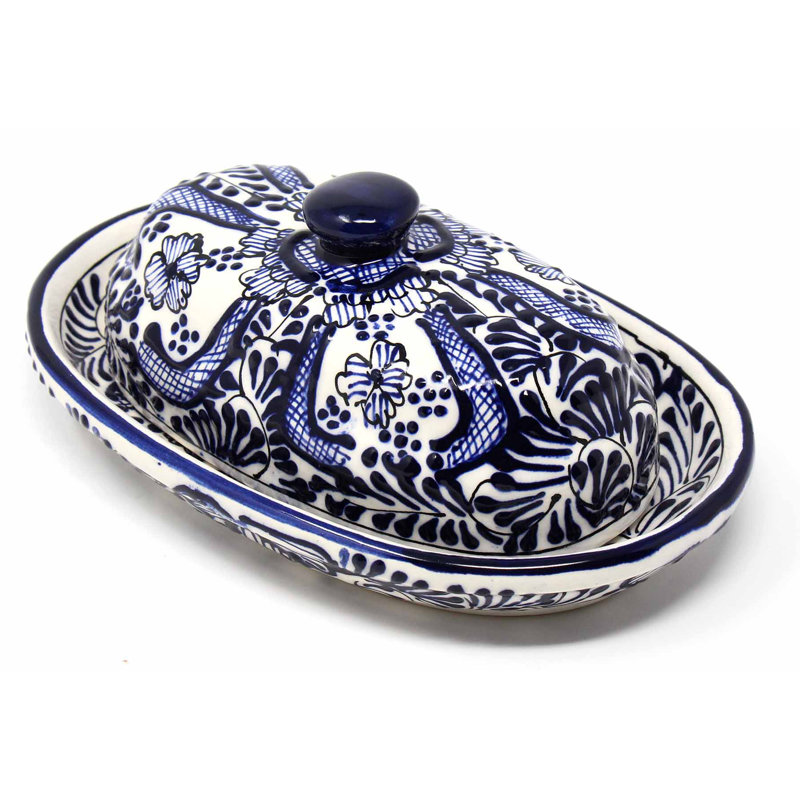 Charlton Home Camargue Ceramic Butter Dish