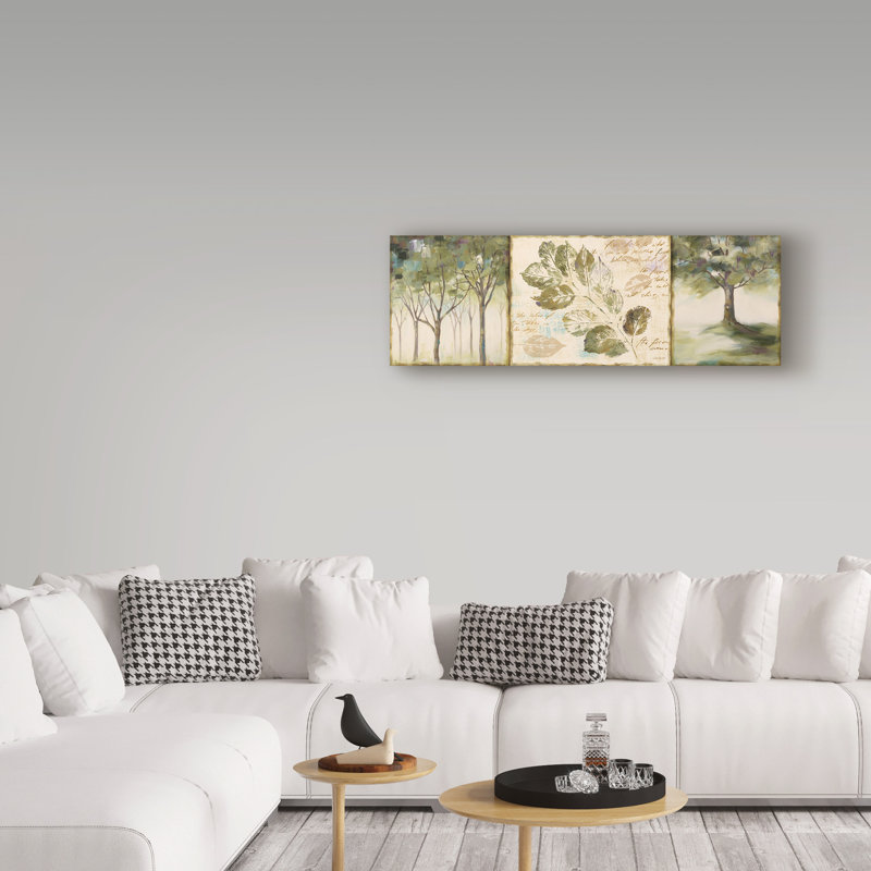«Hopes and Greens I» par Lisa Audit - impression sur toile tendue, H 10 po x l 32 po x P 2 po