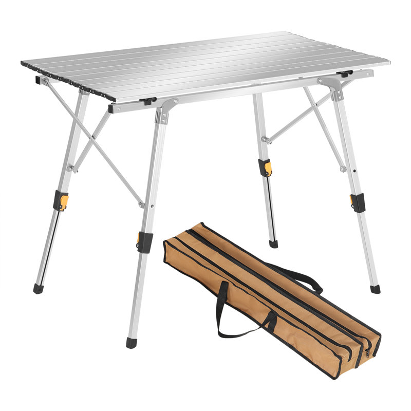 Morrice Dakota Fields Rectangular Camping Table, 69cm H x 90cm L x 52cm D, White