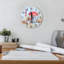 Lamentin Manufactured Wood Wall Clock