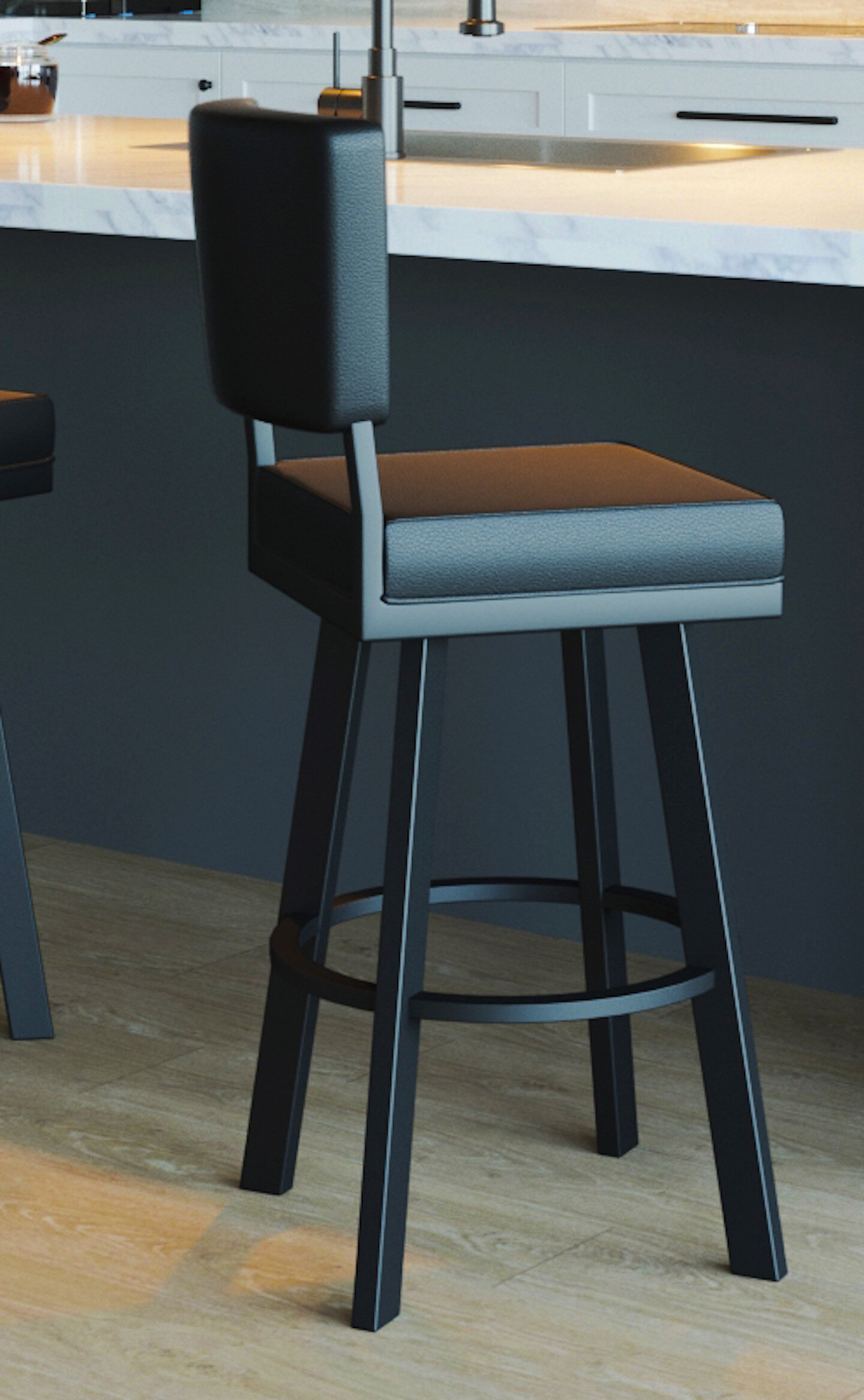 Eptakomi swivel bar store & counter stool