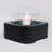 Tabletop Fire Pit With Glass Wind Guard