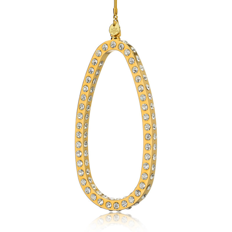 Ornement en forme de fêtes ovalei augustus luxe, Or