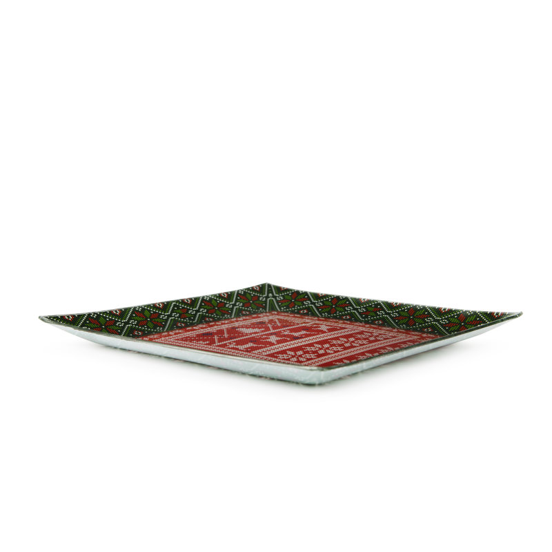 Excelsa Fall Winter Glass Servin Plate