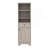 Linen Cabinet, Two Interior  Shelves, Two Open Shelves, Single Door