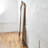 French retro arched carved floor-length mirror