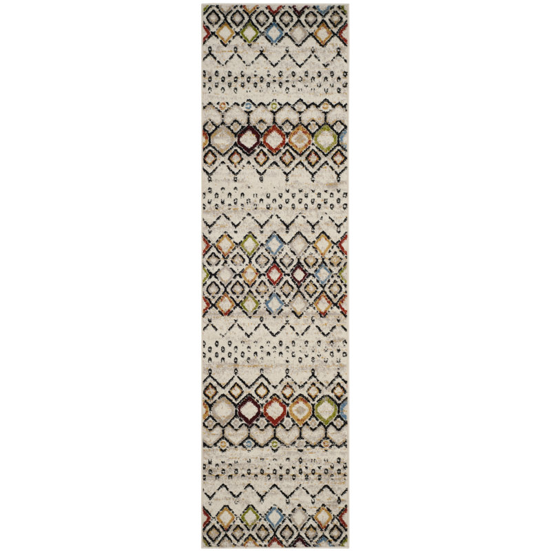 Savoy Geometric Area Rug, Runner 69 x 244 cm