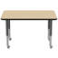 Table rectangulaire d'activité rectangulaire avec pieds réglables-49447499-99105923-99105965