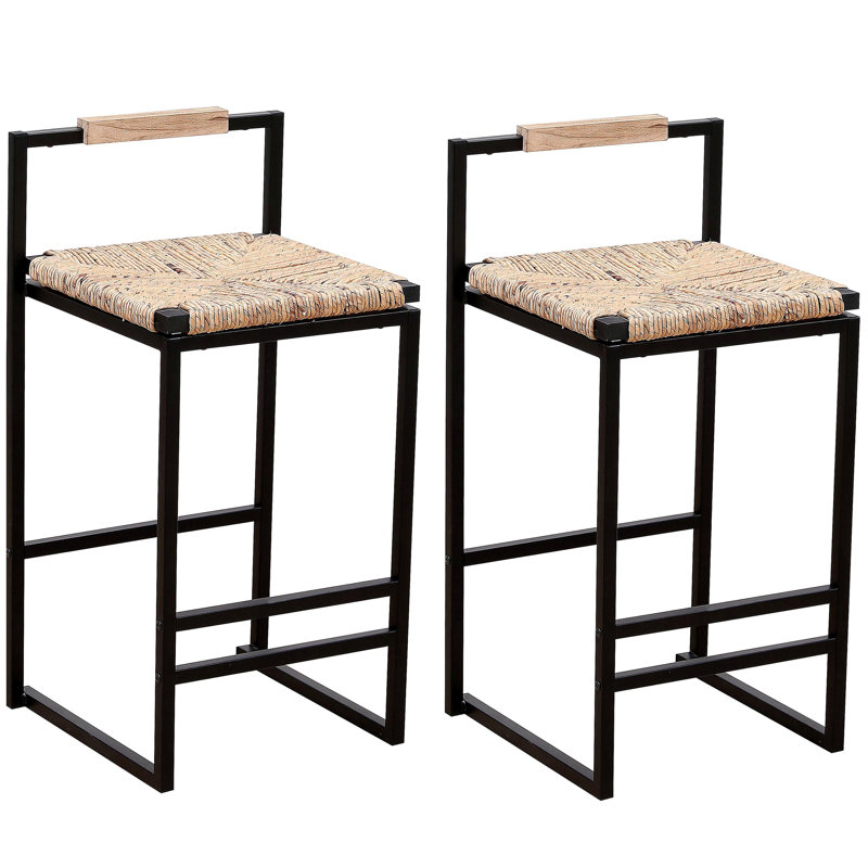 Ensemble de 2 chaises de bar Lotus Leaf