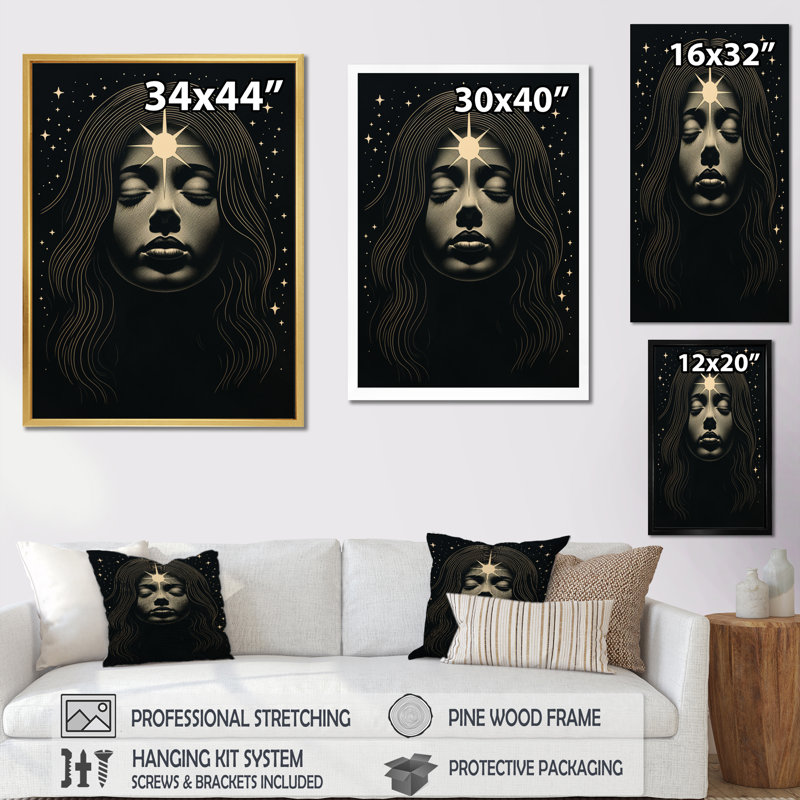 Spiritual Insight II sur impression sur toile, Toile tendue, H 20 po x l 12 po x P 1 po