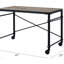 Bureau Oklarth Rustic Oak & Black Finish