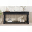 Console 63 pouces de style méditerranéen avec 3 tiroirs et tablette (espresso)-33330628
