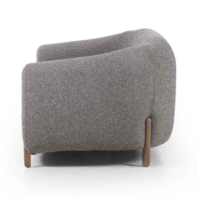Amaryllis 86.5'' Sofa, Capri Ebony Textured Weave