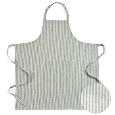 Linen Full Midi Apron - 100% Pure Linen Apron