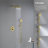 Circular Shower Faucet with Rough-in Valve-74557746