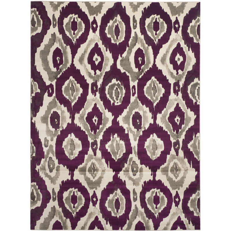 Tapis ikat performance Deasia Porcello, Rectangle 8 pi 2 po x 11 pi