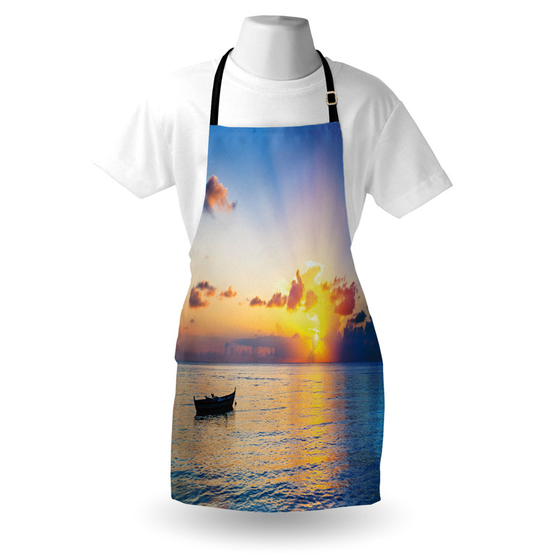 No Pattern Bib Apron