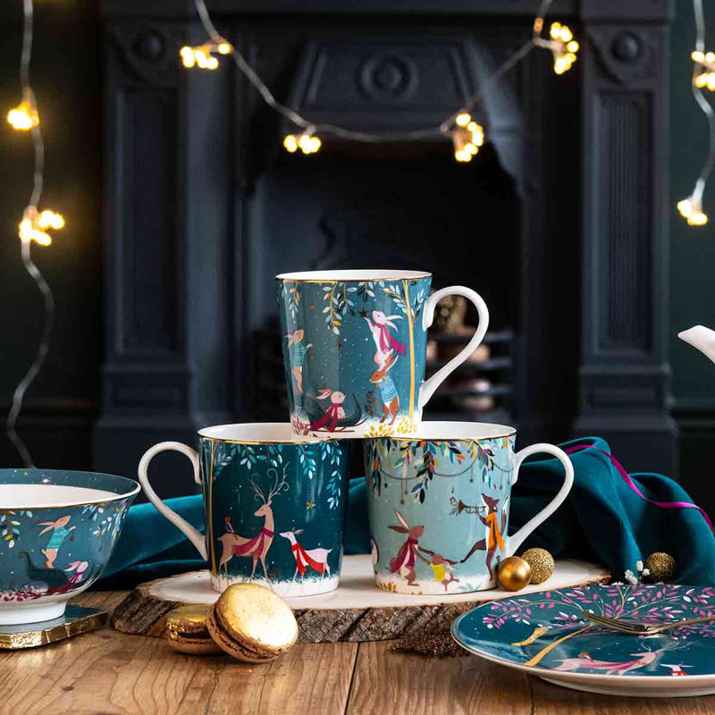 Sara Miller, Woodland Tales - Assorted Mugs