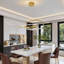 1 - Light Dimmable Unique/Statement LED Chandelier with Remote Control Included-124390300