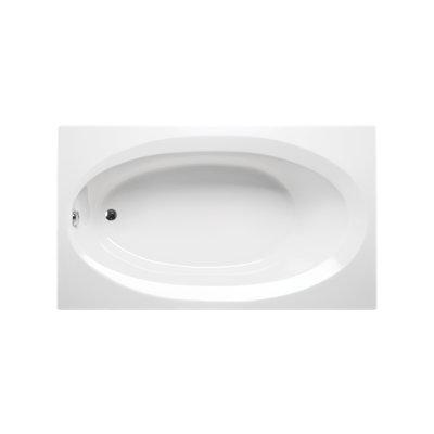 Delray 60" x 42" Drop In/Undermount Whirlpool Acrylic Bathtub