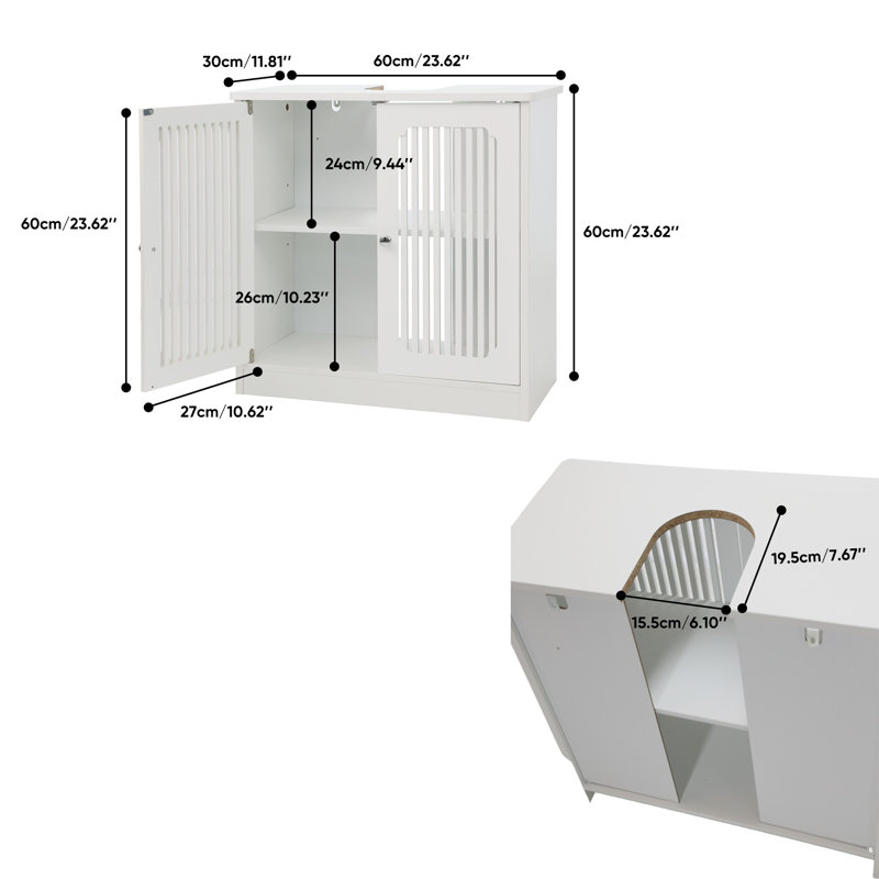 Base de meuble-lavabo simple 24 po seulement, base sans comptoir