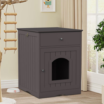 Toilette pour chat avec rangement pour animaux de compagnie Duchene