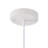 2-Light 11.4" White Farmhouse Pendant Light, Modern Adjustable Height Hanging Fixture for Kitchen Island-115836437