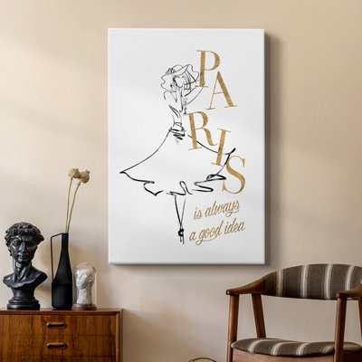 Paris Model II -Custom Wrapped Gallery Cavas