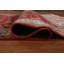 Tapis traditionnel rouge rétro 10 x 13