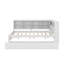 Lit de jour double avec lit gigogne, tablette et port USB