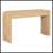 Rustic Console Table With Fluted Drawer, Curved Corners, And Thick Legs For Entryway And Living Room (Natural)-2051495910