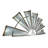 Galvanized Grey Metal Half-Windmill Wall Sculpture with Distressed Silver Faux Rust Finish — 47.5" L X 24" H-1184768020-1184768021