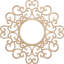 Médaillon de plafond en bois ajouré 20 po x 7 pi 8 po x P 7 po-63412240-63412229