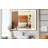 Metal Flat Wall Mirror with Shelves-244957141-243380943